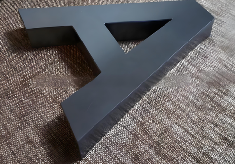 Black titanium stainless steel letter Black titanium stainless steel letter